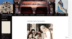 Desktop Screenshot of chapellesainteeugenie.com